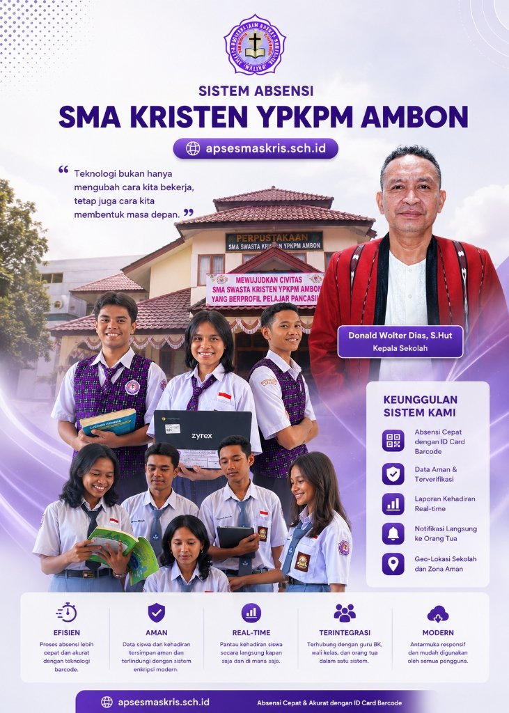 Sistem Absensi SMA Kristen YPKPM Ambon